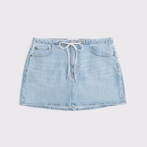 Abercrombie & Fitch Light Blue Mini Skirt